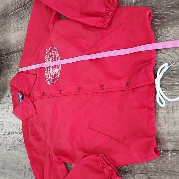 Vintage Champion Ripstop Coach Snap Front Jacket 'Fitness Center International' - Picture 5 of 8